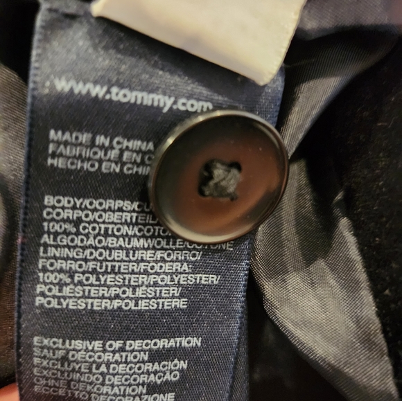 Tommy Hilfiger Black Velvet Blazer - Picture 6 of 7